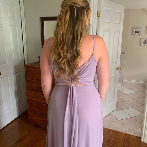 Lilac Bridesmaid Dress - Picture 2 of 2